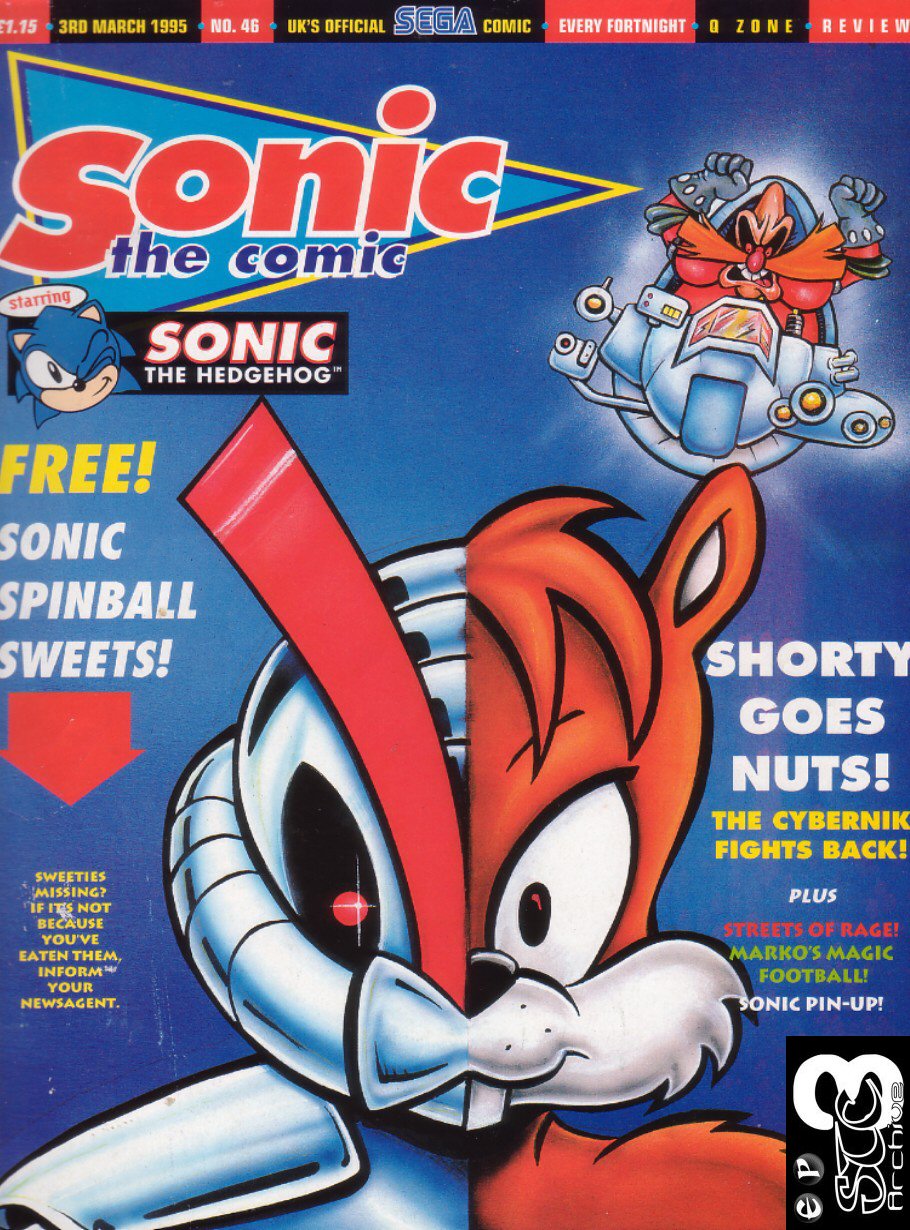 Sonic - The Comic Issue No. 046 Comic cover page